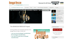 Desktop Screenshot of banggai-rescue.com