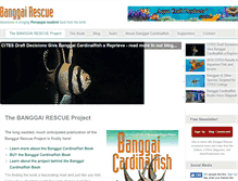 Tablet Screenshot of banggai-rescue.com